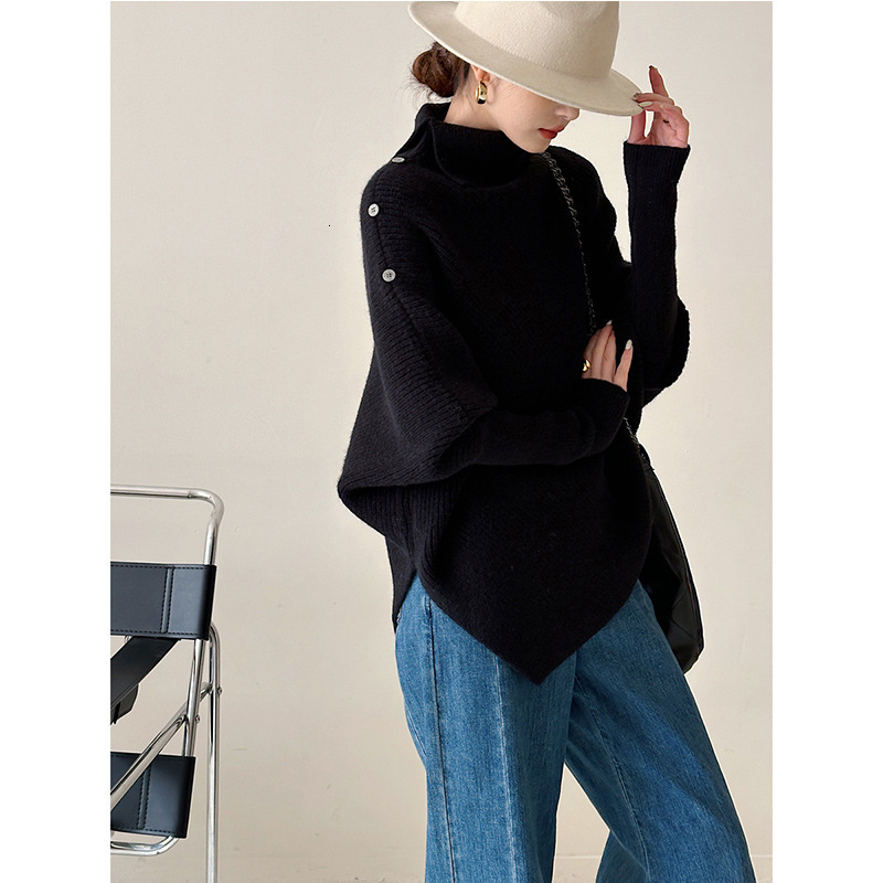 2025 Autumn/Winter New Top Designer Jacket Luxury Women's High End Sweater design Elegant Interior High Collar Knitted Top Irregular Open Skirt C