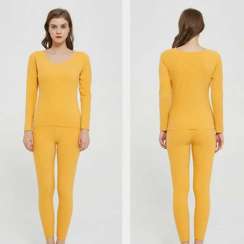 Womens Thermal Pajamas Suit Plus Size 5X Thick Warm Ladies Intimate Female Underwear Set Long Johns Winter Sleepwear 100Kg T251018