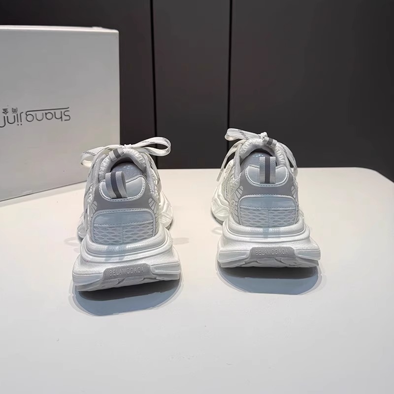 Free shipping designer shoes Dad's shoes with velvet new spring and autumn versatile sponge cake thick sole height increasing Water-repellent whi