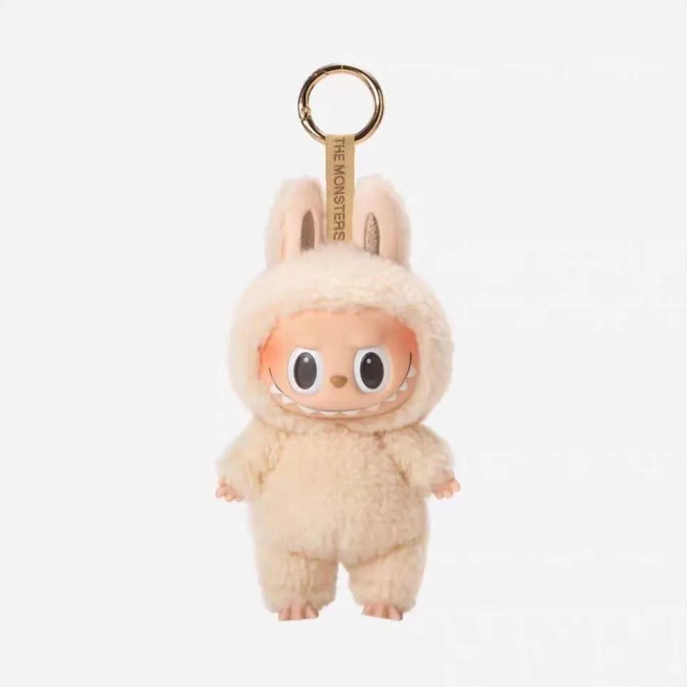 Gradient Labubu V1.0 Vinyl Figure with Unique Face Design - Limited Edition Macaron Themed Pendent