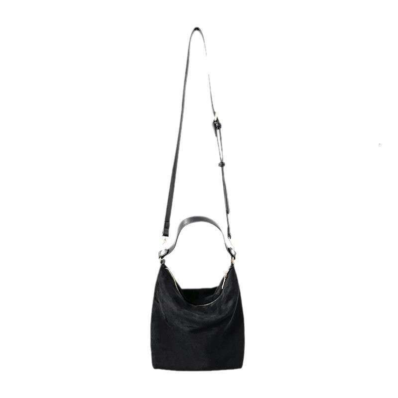 Autumn Winter New Fashion Large Capacity Crossbody For Women, Niche High-End Trendy Suede Leopard Print Shoulder Bag B5