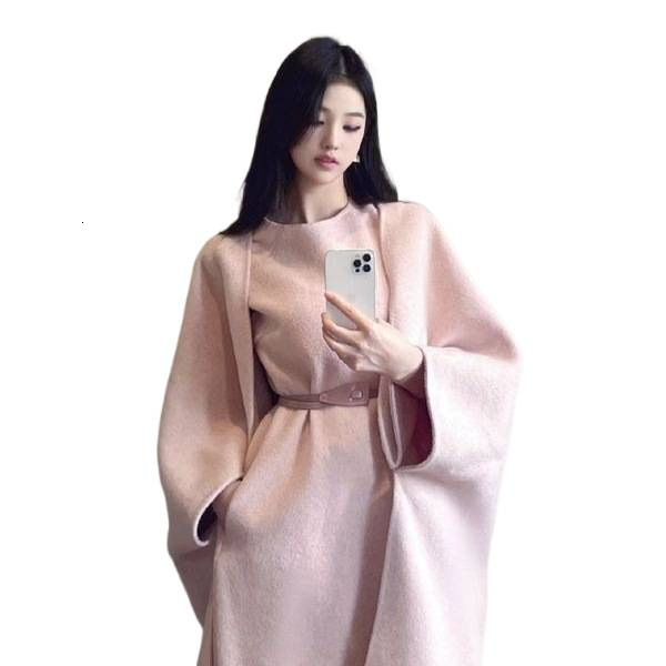 2025 autumn and winter new plus size pink designer jacket luxury women's fashion high-end style autumn and winter new jacket vest two-piece set