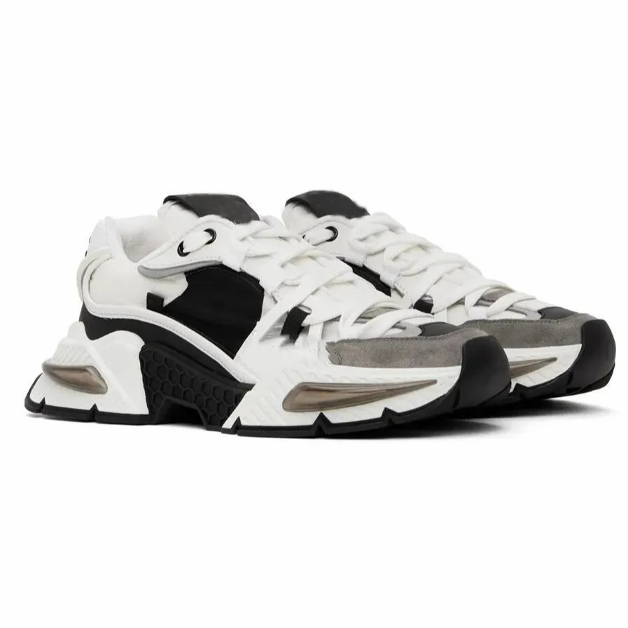 Airmaster Men Sneakers Designer Shoes Low Top Daymaster Nylon Calfskin Leather Couple Runner Sports High Quality Footwear