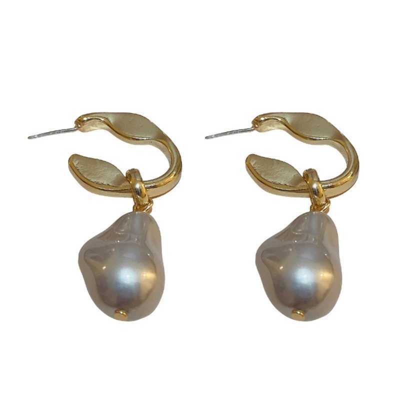 Vintage Imitation Pearl Dangle Post Earrings For Women Metal Fashion Jewelry Elegant Party Accessories Gifts Wholesales C1828 Y251018