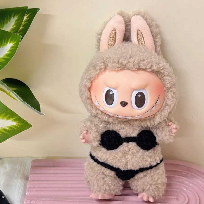 For 17cm Labubu Doll Clothes Strawberry fruit style bikini Doll Clothes Color Match Fashion Dolls Accessories Cute DecorationT251018