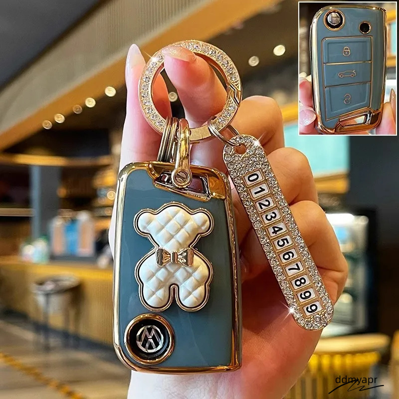 Protective Car Key Fob Case: Durable Shell For Sagitar, Lavida ddmyApr Plus, Tiguan L, Bora, And More