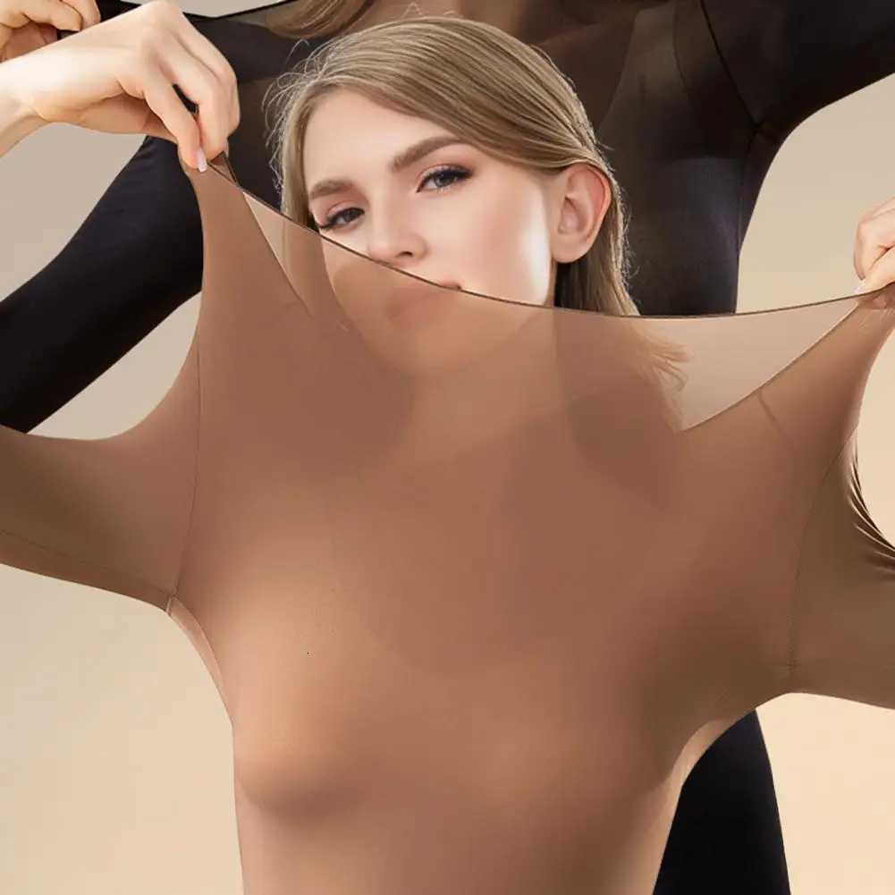 Womens Thermal Underwear Winter Clothes Seamless Thin Warm Lingerie Women Thermal Clothing Set Woman 2 Pieces T251018