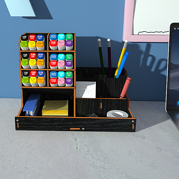 Ergonomic Multi-Level Desktop Filing System - Durable Workspace Organization Solution