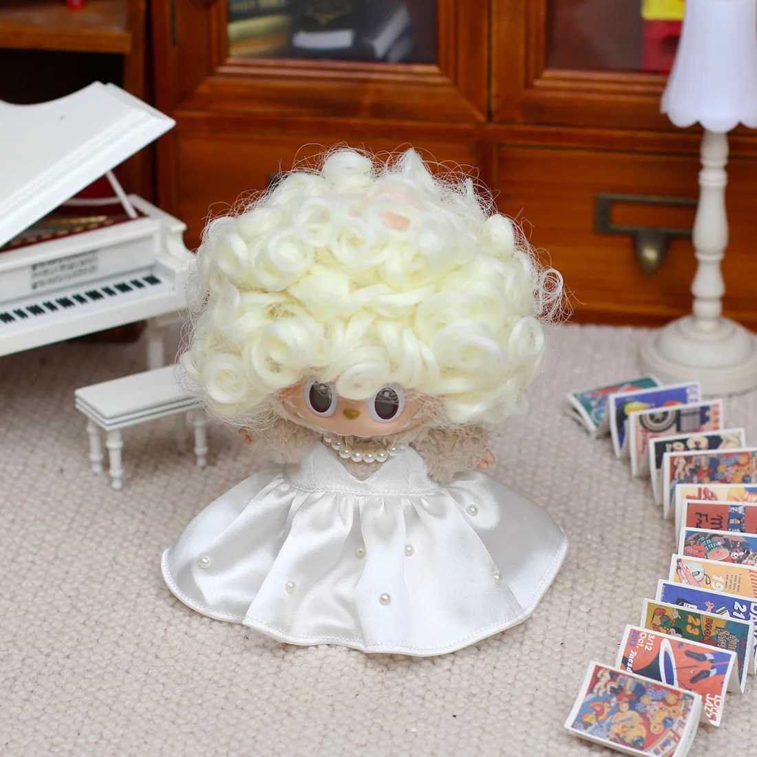 For Labubu Cloth Universal for 1517cm Doll Clothes Vinyl Doll Clothes Monroe Classic Heart Macaroon V1V2V3 Dolls AccessoriesT251018