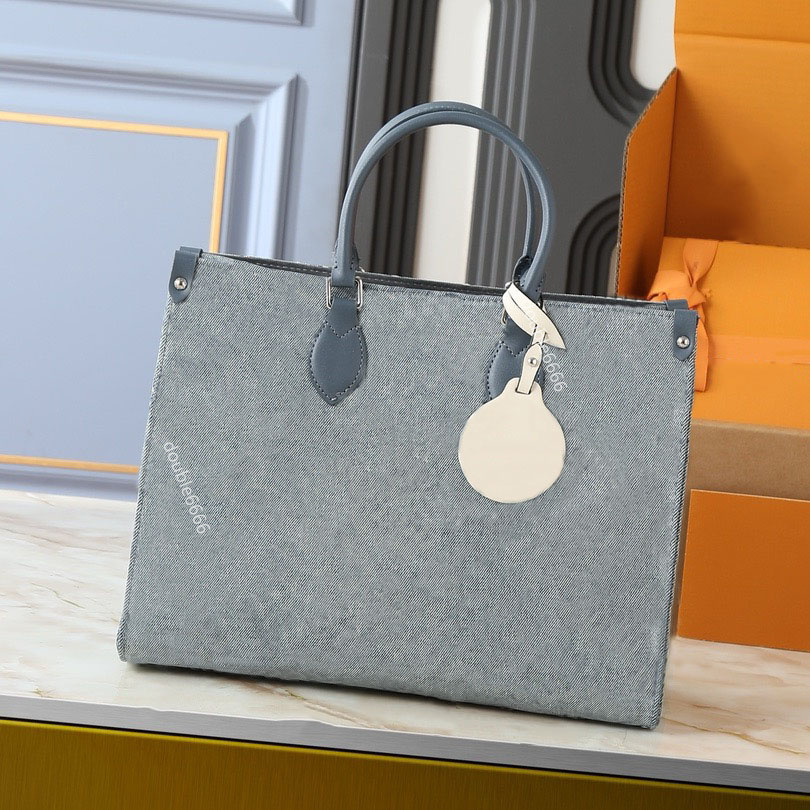 Designer denim tote bags ladies Luxury shoulder bag crossbody bags fashion purse quality womens Travel bag Messenger bag handbag daily commuter bag shopping bag