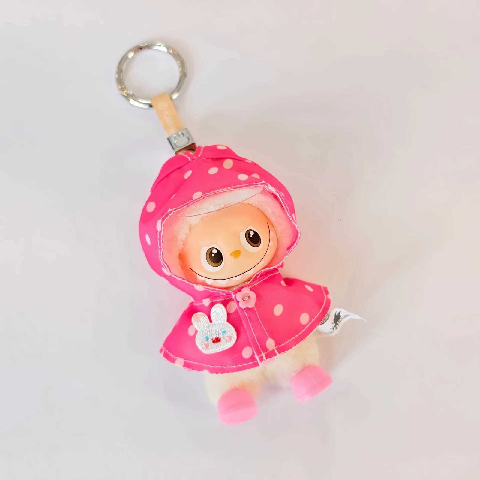 For Labubu 40 Doll Clothes Suitable Wear Mini Clothe Waterproof Raincoat Rain Shoes Set Doll Accessorie Kawaii Design Girl GiftT251018
