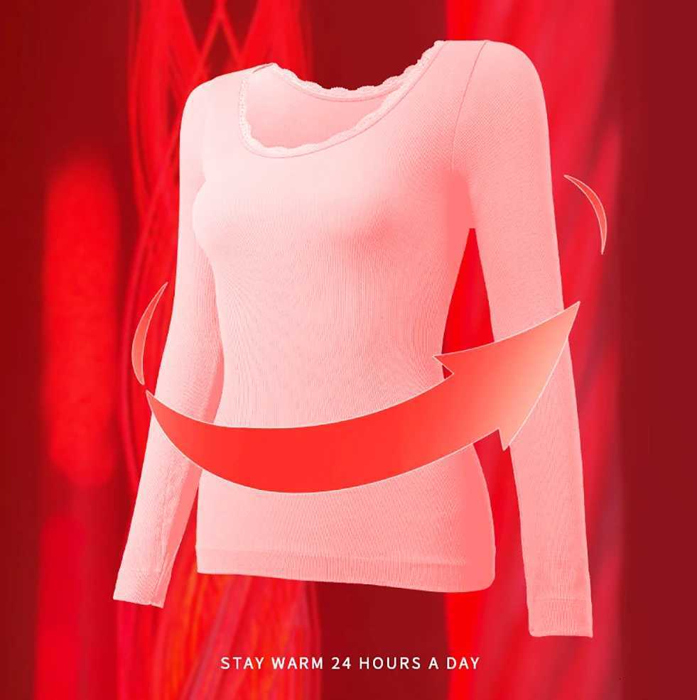 The New Thermal Underwear Women Cotton Body Beautiful Winter Thin Slimming Underwear Seamless Versatile Pants Underwear Set T251018