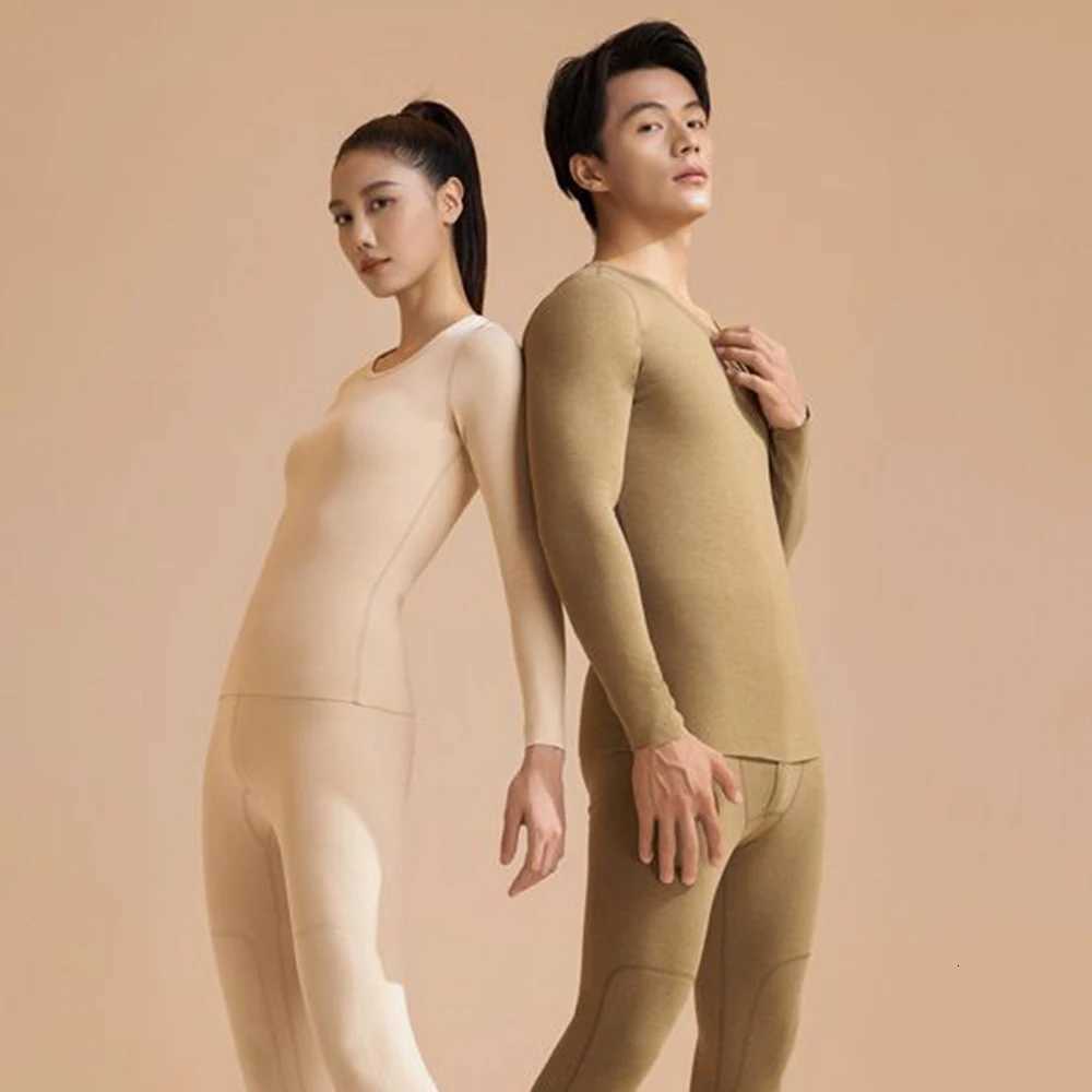 Womens Thermal Underwear Winter Clothes two piece set Long johns Cashmere Silk Thickened Seamless Warm Lingeries for woman Men T251018