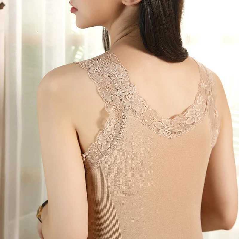 Thermal Underwear Large Size Vest Thermo Lingerie Women Winter Clothing Warm Top Inner Wear Thermal Shirt Undershirt Intimate T251018