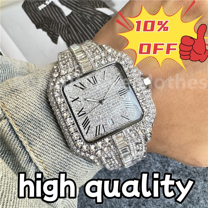 10A designer watch luxury mens moissanite watch men mossanite watch women designer diamond watch vintage watches for men designer women wristwatches