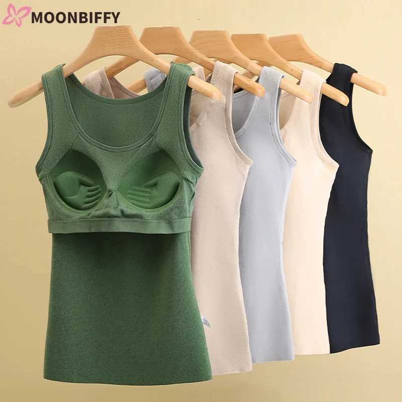 Women Camisole Winter Warm Thermal Underwear Tube Tops Sexy Tank Top Female SelfHeating Camis Vest Sleeveless Soutien Gorge T251018