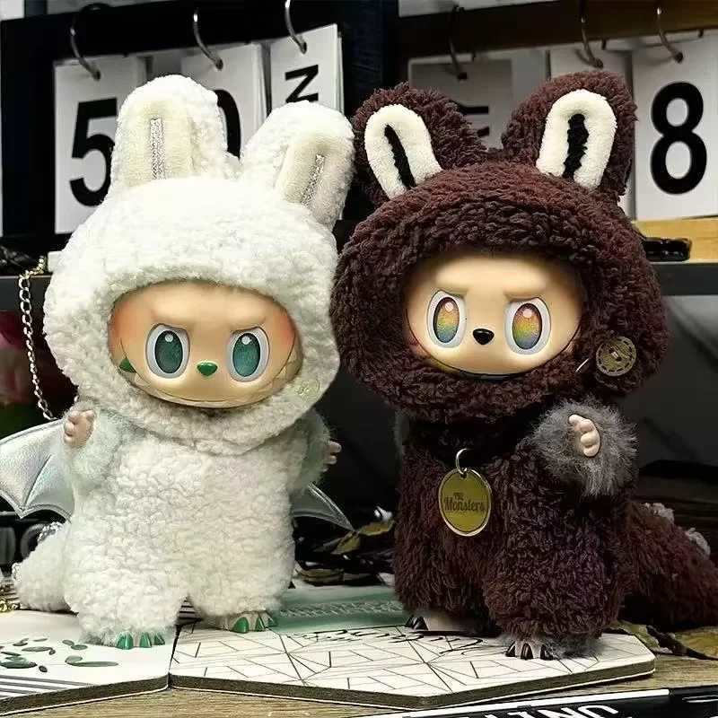 New Mini plush dolls clothes for highenergy labubu clothing accessories party angel set and big leader set no dollT251018