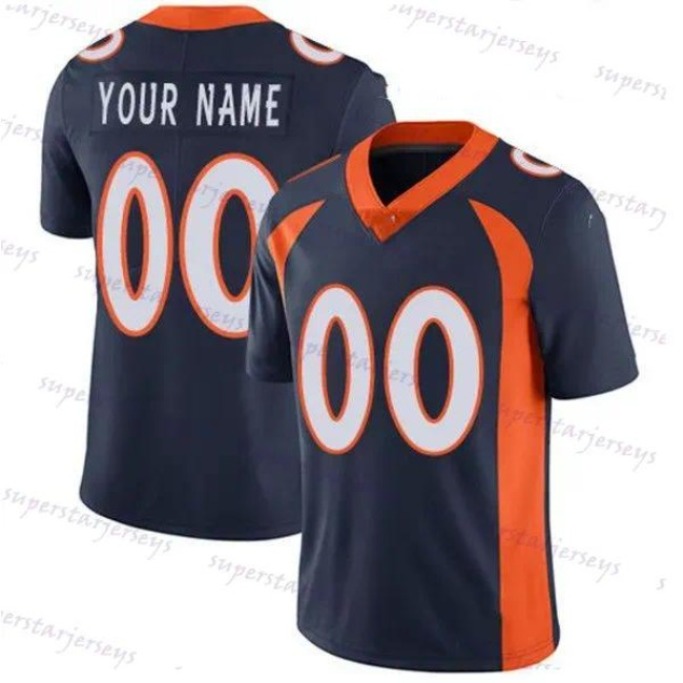 10 Bo Nix 2 Patrick Surtain ll 7 John Elway 14 Courtland Sutton Personalized Customized Football Jerseys CustomNumber Name For Men Women Youth 33333