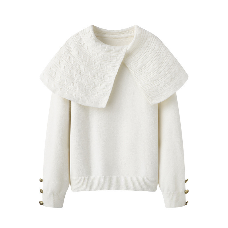 2025 Autumn/Winter New Top Luxury Korean Hoodie Designer design Jacket Sweater Women's Fashion High end Leisure Loose Soft Big Neck Knitted Jacke