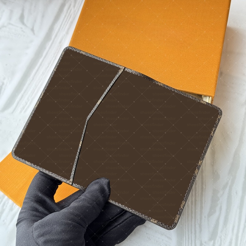 New Designer Brand Women Wallets Leather Passport Cover Brand Credt Card Holder Men Business Passport Holder Wallet Without Box