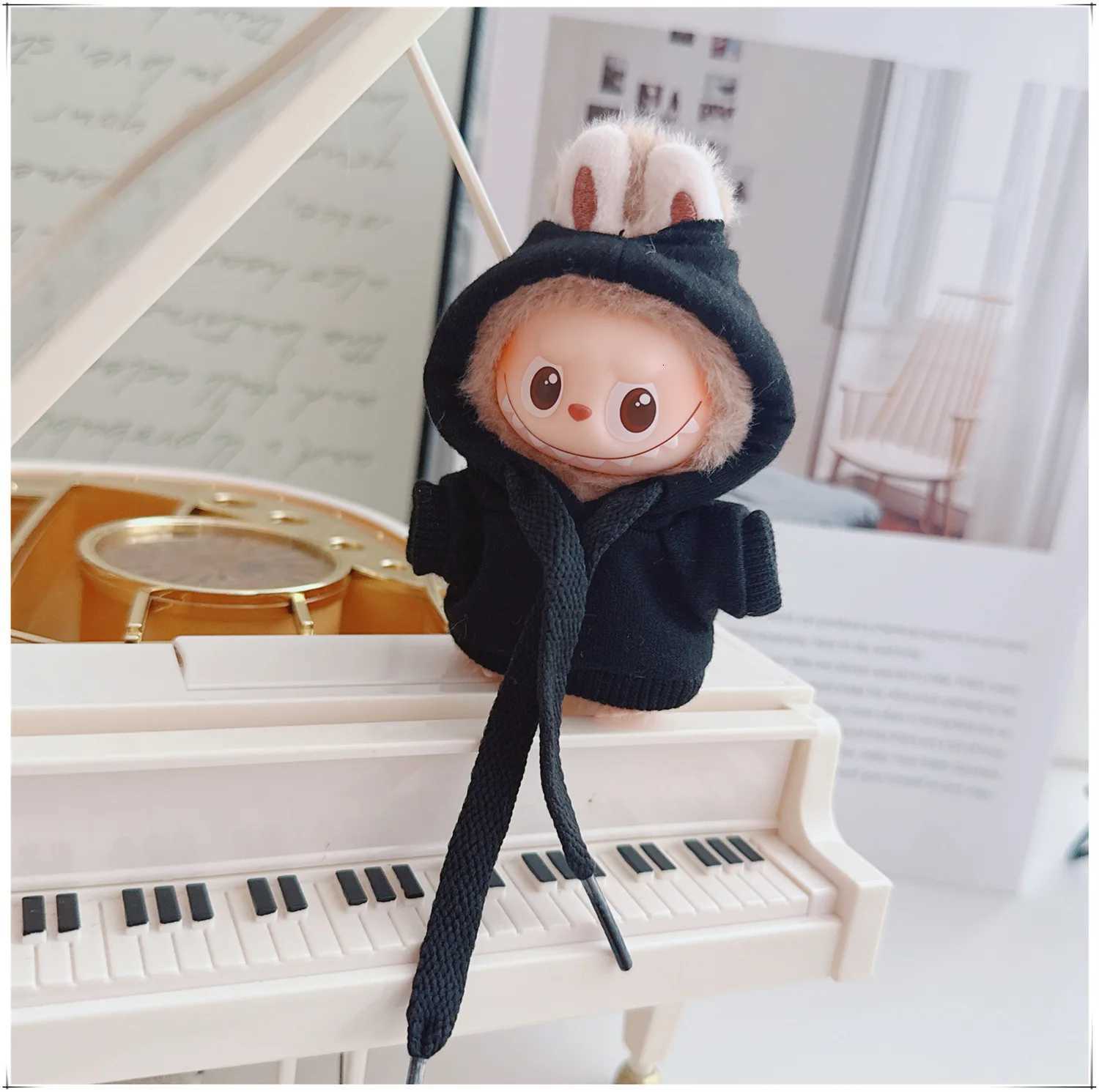 For Mini Labubu Clothes Hooded Sweater For Labubu V4 Pin for Love Sportswear Featuring Ribbed Hem Clothes AccessoriesT251018