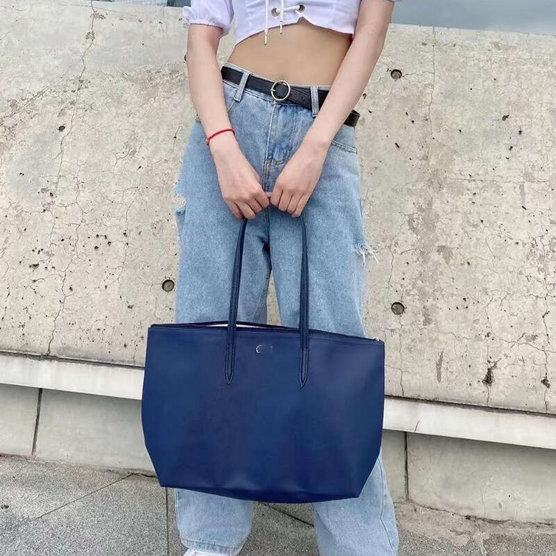 French Tote Crocodile Handbag Shopping Handheld Female Student Shoulder Class Commuter Bag