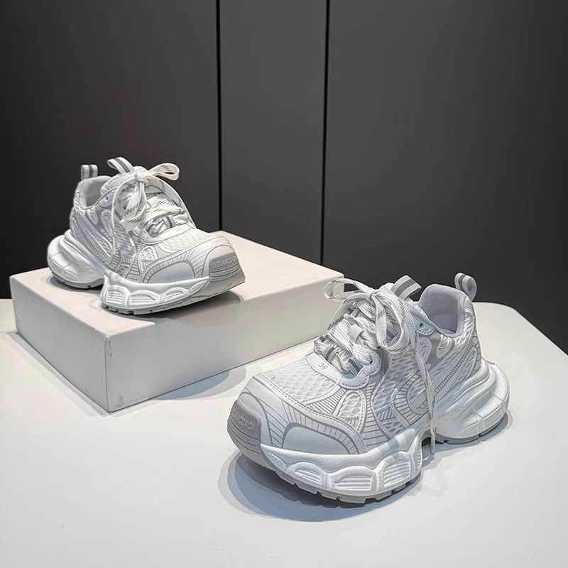 Free shipping designer shoes Dad's shoes with velvet new spring and autumn versatile sponge cake thick sole height increasing Water-repellent whi