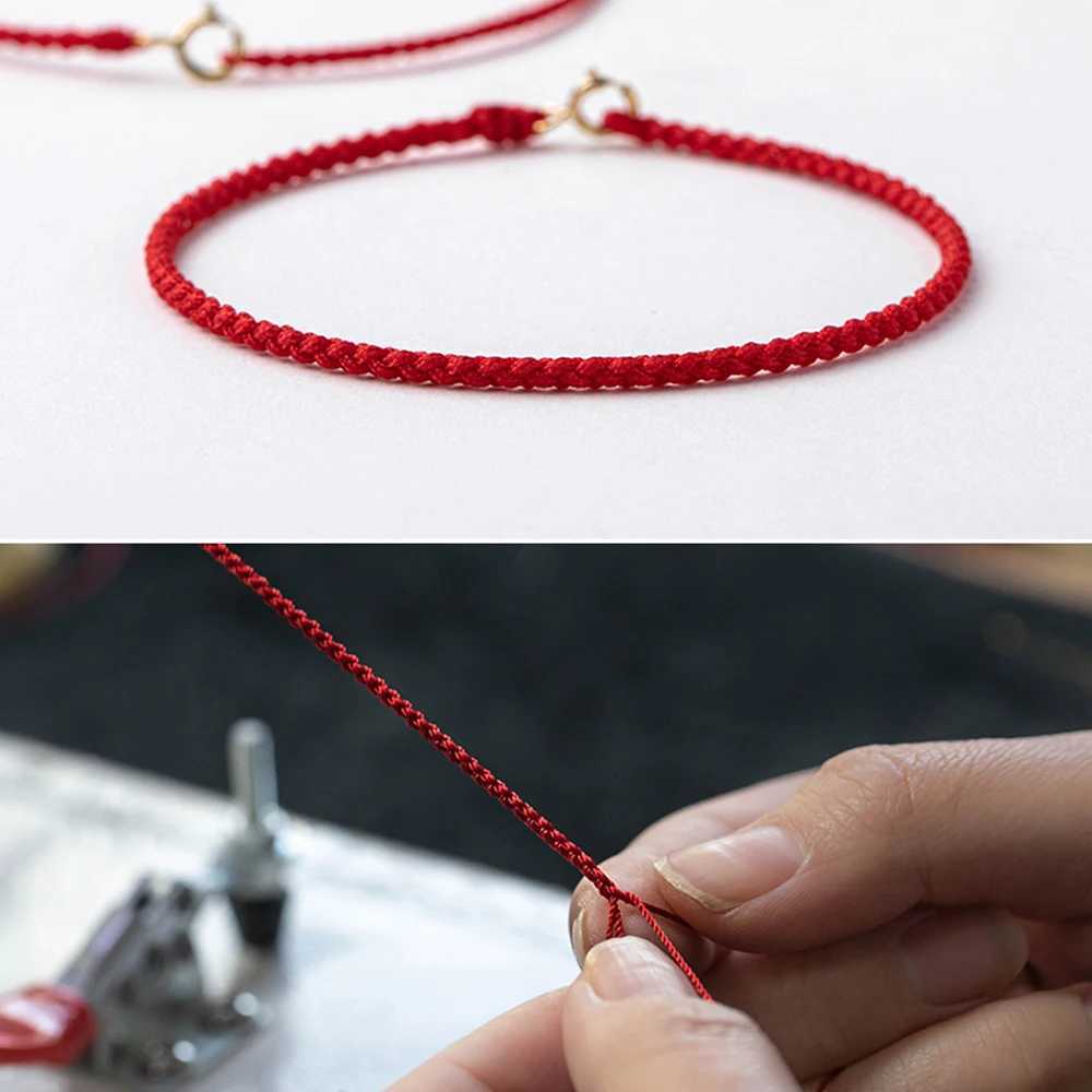 Handmade With Gold Plated Clasp Red String of Fate Bracelet For Men Women Unisex Protection and Good LuckL251018 H260129