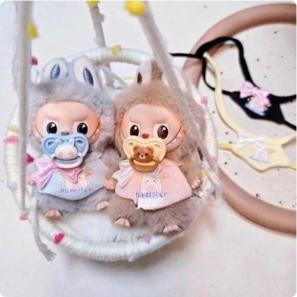 For 105cm Labubu 40mini Clothes Sexy and Cute Bellybandsoverallsmilk Winter Clothes Doll Scarves Accessories Christmas GiftsT251018