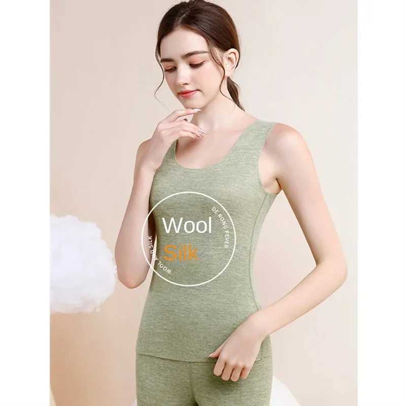 Heating Warm Vest Women Crew Neck Skinfriendly Warm Bottoming Shirt Sleeveless Elastic Velvet Invisible Undershirt Thermal Vest T251018