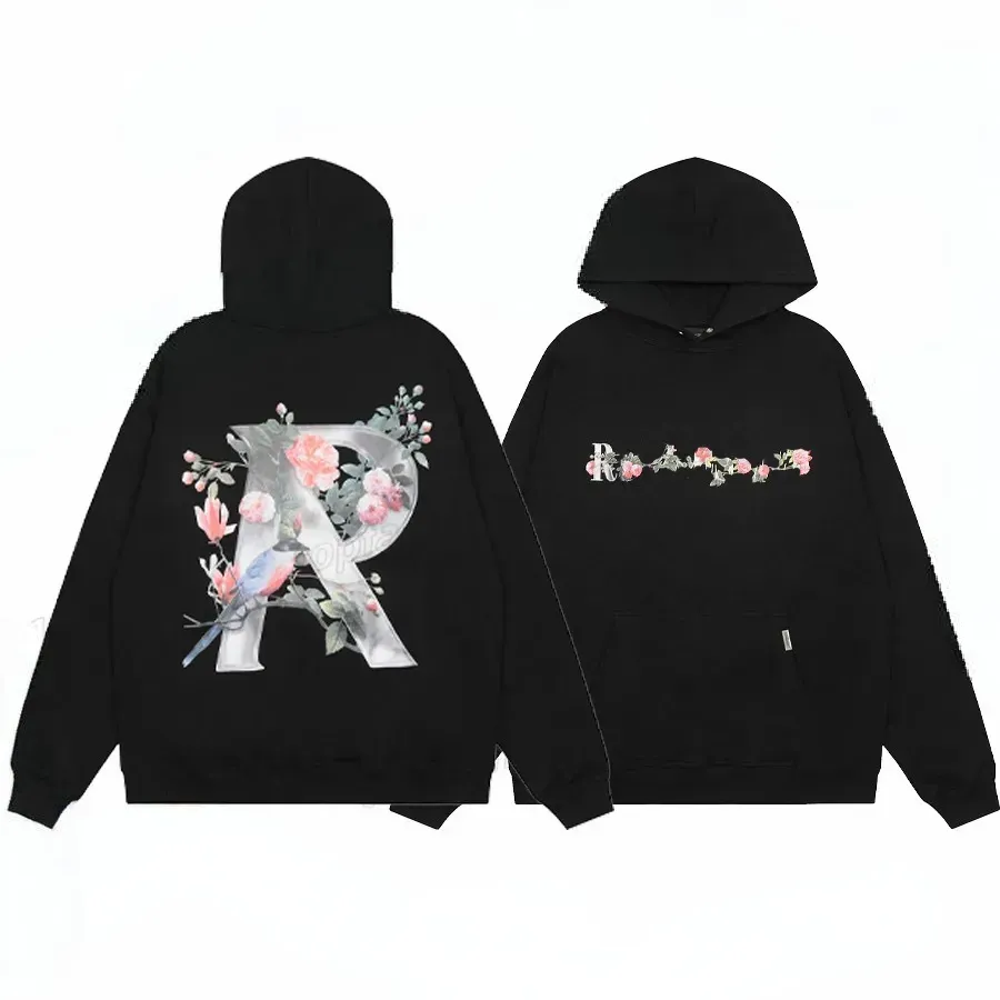 Representor Hoodie Sweatshirts Designer Mens Hoodie Letter Pringted High Street Casual American Loose Couple Hoodie Sweater Coat Clothes Mens Tracksuits p18