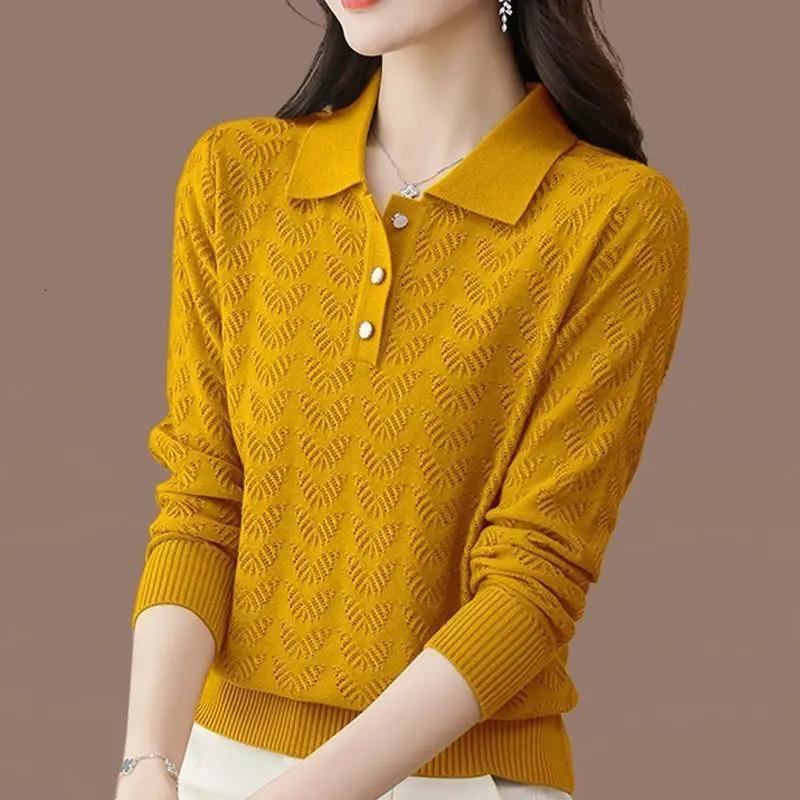 Women Sweater 2025 Autumn Loose Vneck Knitted Pullovers Solid Soft Knitwear Bottoming Shirts Ladies Jumpers Basic Sweaters 251009