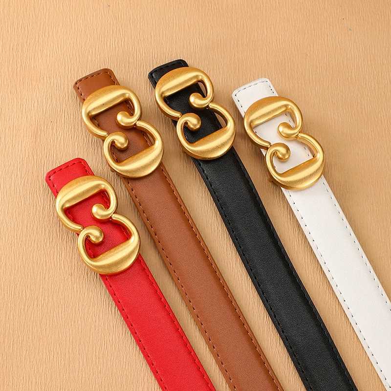 2025 New Thin 25mm Women belt Famous Style Metal Buckle Brand women Belt Leather fashion Luxury Belts for women Strap jeans W251018