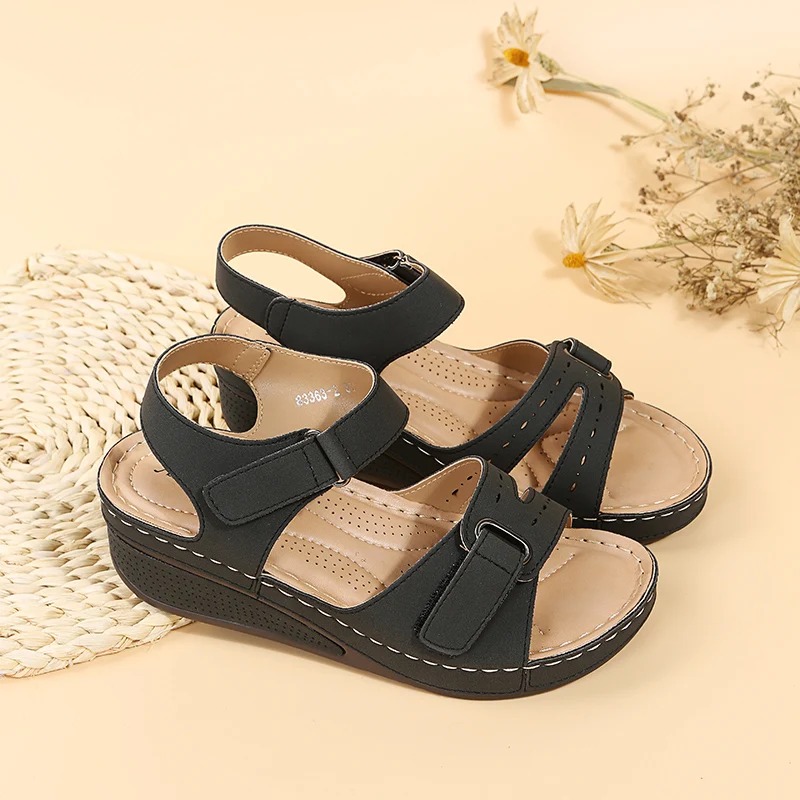 New large fish mouth casual sandals Amazon Hot Roman sandals women wear velcro shoes Flip Flops Featuring Unique Open-Toe Fish Pattern Perfect Summer 