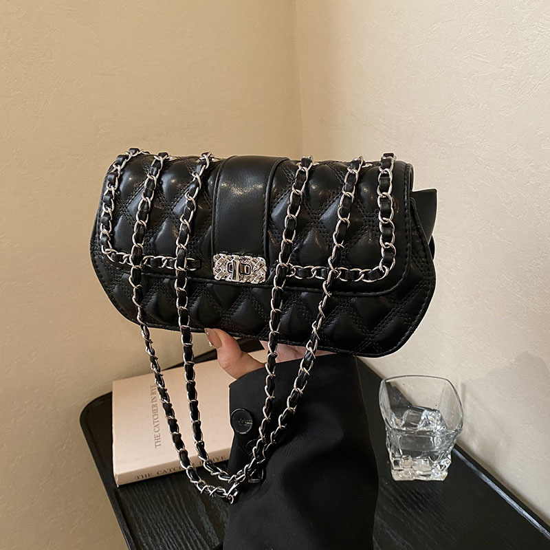 Luxury Brand Designer Bag Xiaoxiangfeng 2025 Spring Summer New High-End Luxury Quilted Chain Underarm Bag For Women Versatile Shoulder Crossbody Bag