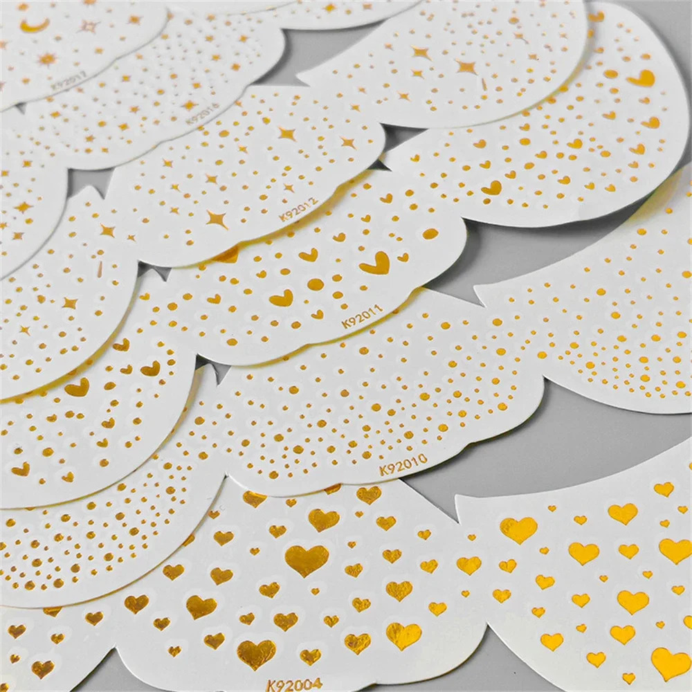 3Pc Metallic Freckles Makeup Patches Waterproof Temporary Tattoo Stickers for Christmas Face Makeup Stars Snowflake Fake Freckle 251015