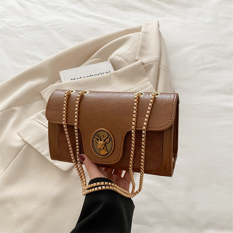 Luxury Brand Designer Bag 2025 Summer Trend New High-End Chain Small Bag Fashion Versatile Shoulder Crossbody Bag Small Square Bag Commuting