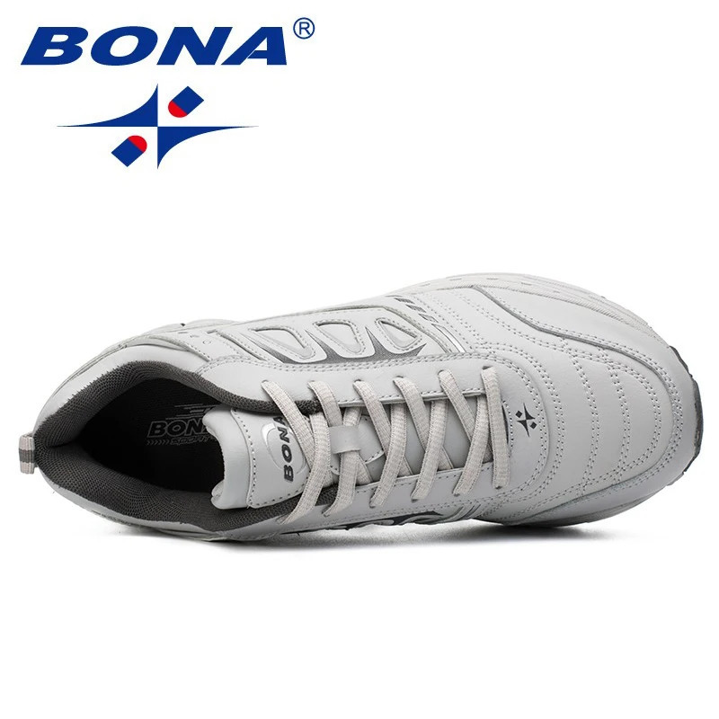 BONA Style Men Running Shoes Ourdoor Jogging Trekking Sneakers Lace Up Athletic Shoes Comfortable Light Soft 251014