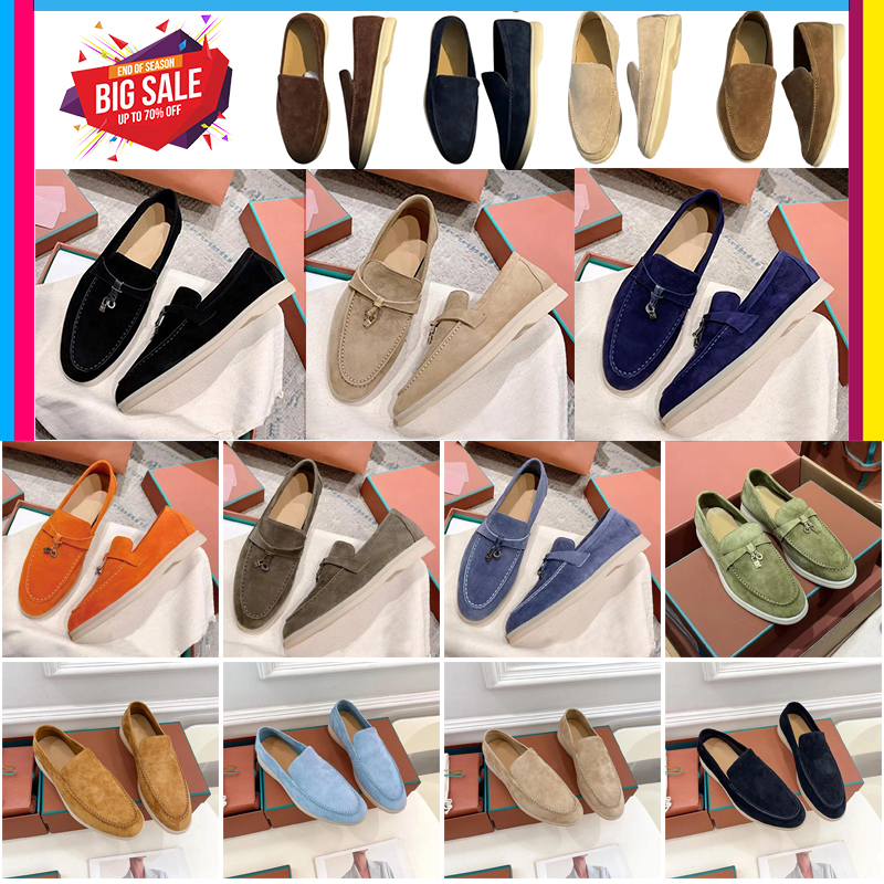 Loafers Women Men Dress Shoes It Designer Shoes Luxury Fashion Business Cashmere Leather Flat Shoes Low Top Suede Cow Oxfords Casual Moccasins Lazy Shoe men shoe