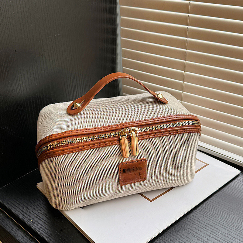 2025 new retro desktop storage bag large capacity portable storage box