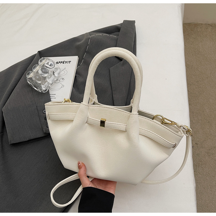 Luxury Brand Designer Bag Frosted Bag Women's New High-Grade Texture Bucket Bag Fashion Commuter Large Capacity Shoulder Crossbody Bag