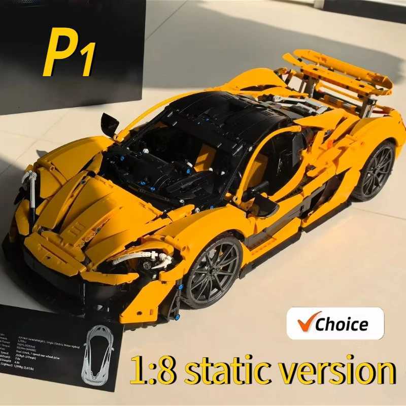 2025 New P1 Super Racing Car Model 42172 Building Blocks 18 Assembly Set Bricks Technical Toys For Children Christmas Gifts Z251018