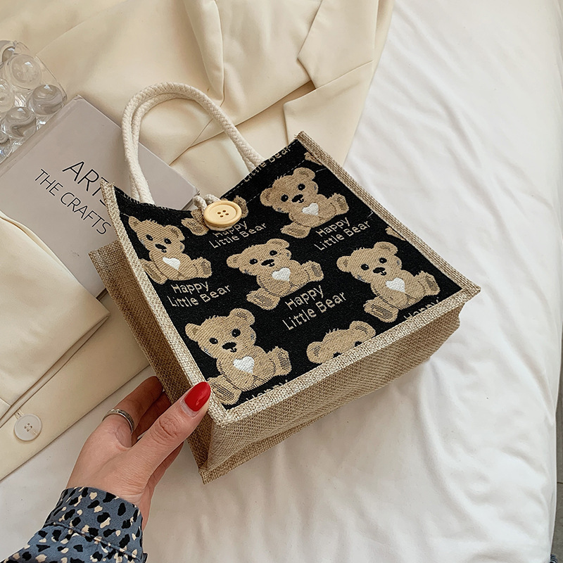 designer Cute Bear Bag Summer New Fashionable Outdoor Handbag Single Shoulder Small Crossbody Bag