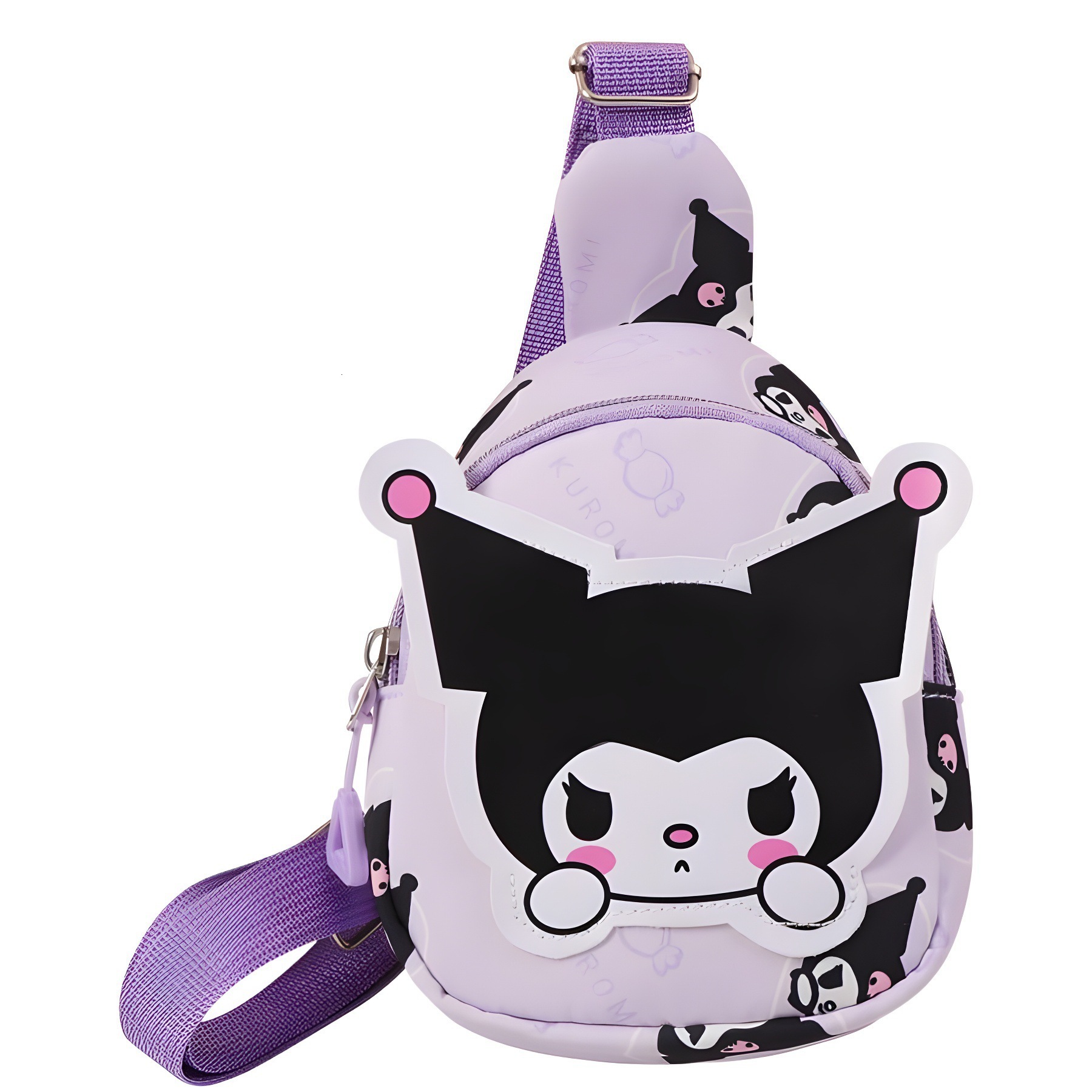 New designer children's spring outdoor travel coin wallet, men's and women's chest bags, cartoon cute princess lightweight accessories 