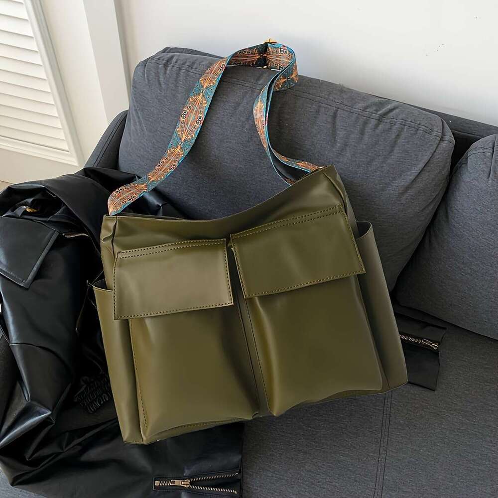 for Women, Designer Bags Artistic Youth Shoulder Ins Style Large Capacity Work Bag, College Student Crossbody Bag