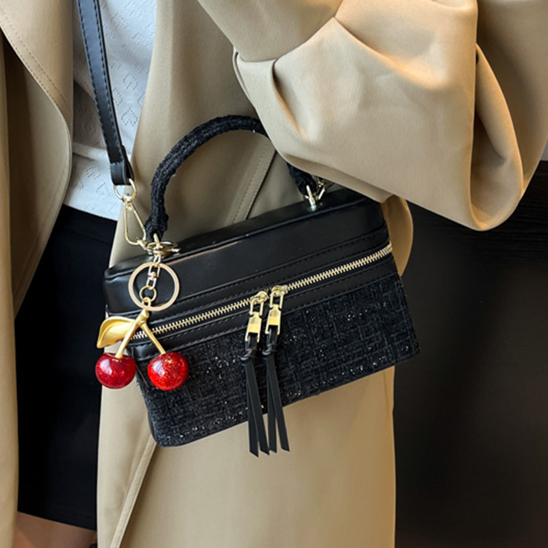 Luxury Brand Designer Bag Style Handbag For Women 2025 New Korean Version Elegant Box Bag High-End Feel Single Shoulder Crossbody Bag