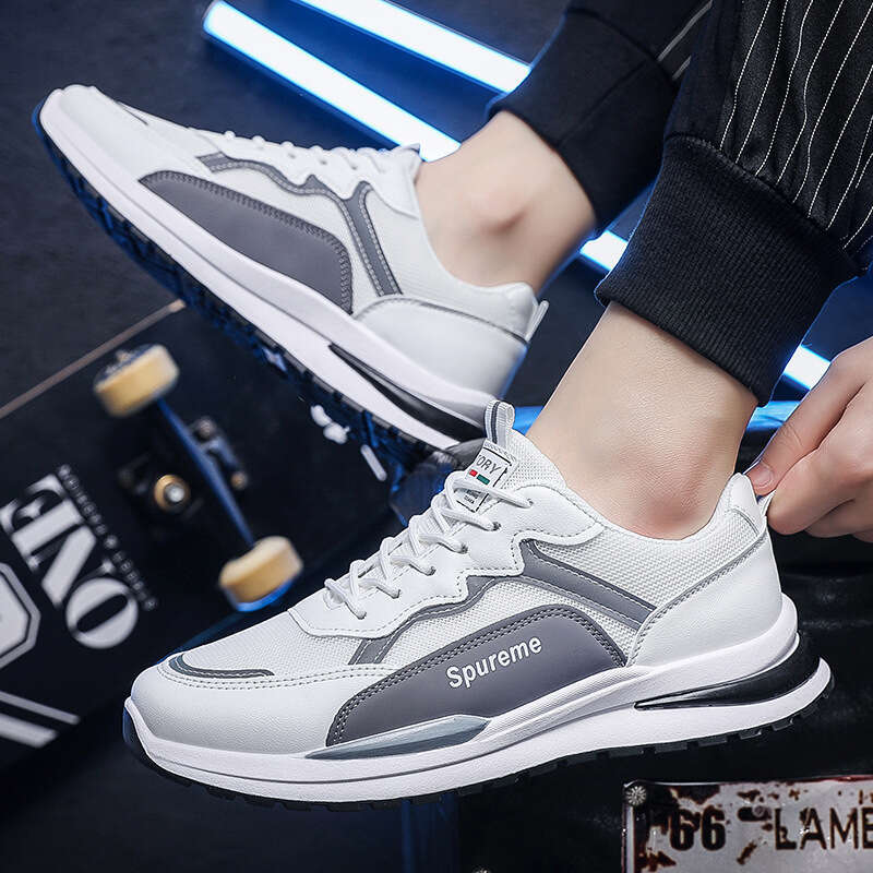 Autumn New Breathable Casual Low-Top Mesh Men's new Trendy Sneakers Board Shoes Men