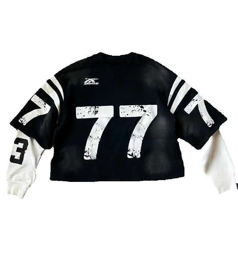 2025 new 2025 new Two T-shirts Archive Printed Long Sleeve Hoodie Autumn Unisex H250424