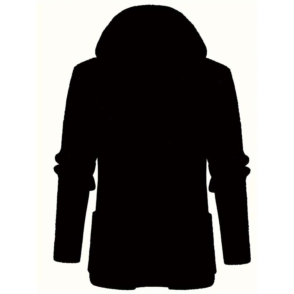 Plus Size Knit Hooded Sweater, Stylish Cardigan Coat For Spring Fall Winter, Men's Clothing