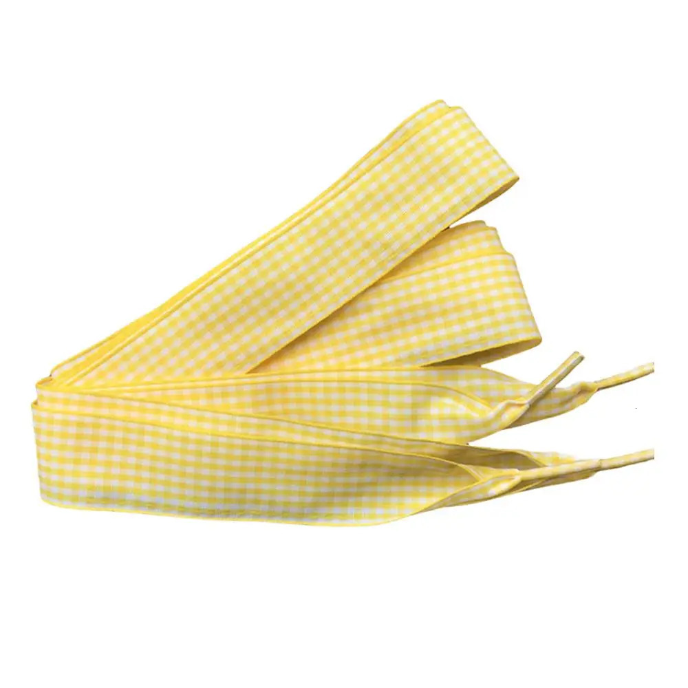 DIY DE Traning Shoes Laces Trendy Colorful Sneakers Shoes Laces Lattice Shoelaces Fashion Casual Combine Shoes Decoration 251013